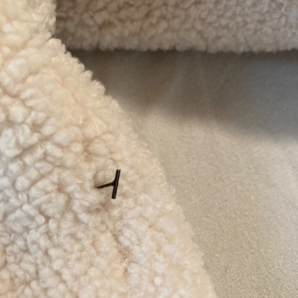 Ivory Sherpa Pea Coat - Picture 8 of 8